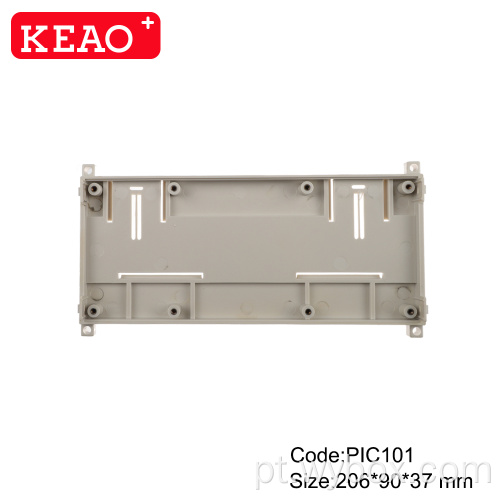 PIC101 caixa de controle industrial caixa de plástico elétrico com porta Din Rail caixa eletrônica ip54 caixa de plástico